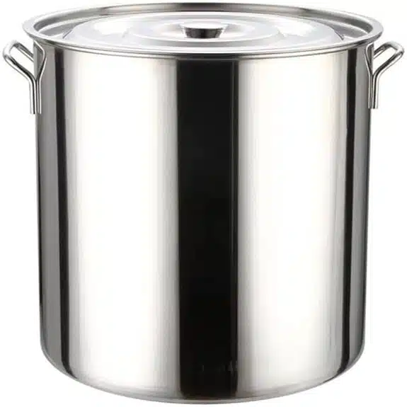 Die 10 besten Kochtöpfe mit 30 Litern Fassungsvermögen, die in keiner professionellen Küche fehlen sollten 2 30-Liter-Edelstahl-Suppentopf mit Deckel