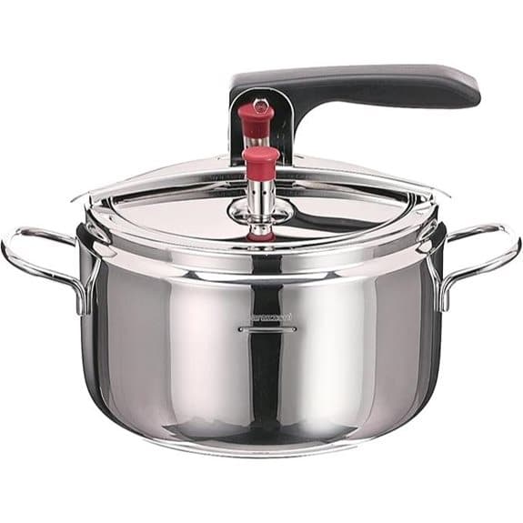 Die 10 besten Schnellkochtöpfe, die das Abendessen beschleunigen, ohne Kompromisse einzugehen 5 Barazzoni 5L Edelstahl-Schnellkochtopf 22 cm