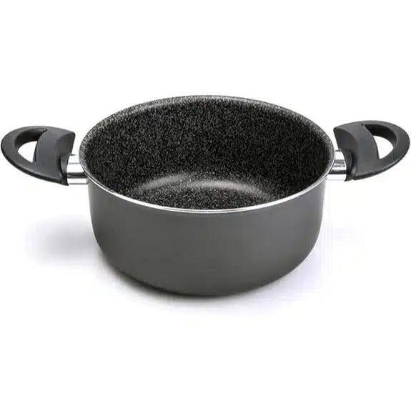 10 Best Leichtgewicht-Kochtöpfe, die jede Küche erleichtern 8 Alluflon Tradition Italy Auflaufform Aluminium Schwarz 16 cm