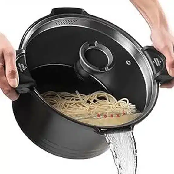 Die 10 besten Nudeltöpfe, die den Pasta-Abend zum Kinderspiel machen 7 ACTIV CUISINE 8,5 l Antihaft-Nudeltopf aus Aluminiumguss