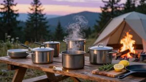 bestes Camping-Kochgeschirr aus Edelstahl