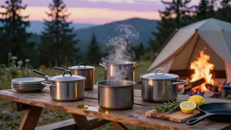 bestes Camping-Kochgeschirr aus Edelstahl