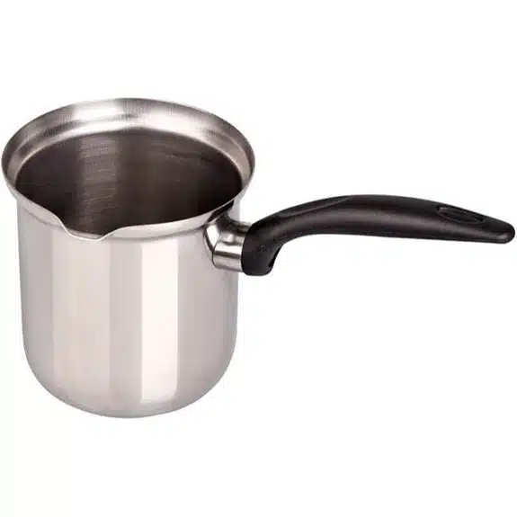 Die 15 besten Milchtöpfe, mit denen das Erhitzen von Milch mühelos und sicher gelingt 16 Fackelmann Kaffee- und Milchkanne 800 ml Schwarz/Silber