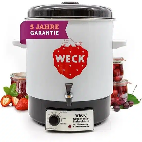 Die 12 besten Glühweintöpfe, um jede festliche Runde zu erwärmen 3 Weck Emaille-Elektro-Multikocher Wasserkanne (Schwarz/Weiß)