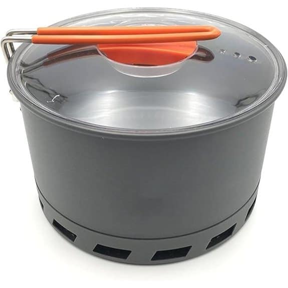 Tentock Aluminium-Wärmetauscher-Kochtopf für Camping