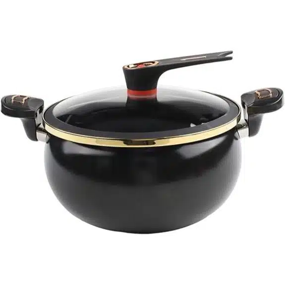 15 Best Kochtöpfe Gasherd Geeignet: Töpfe, die jede Küche aufwerten 13 8-Liter-Multikocher-Suppentopf aus Gusseisen (schwarz)