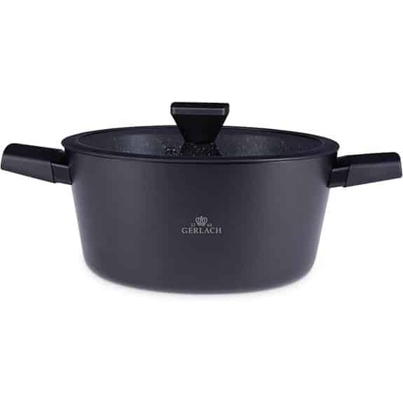 Gerlach Granitex 24 cm keramikbeschichteter Topf (4,4 l)