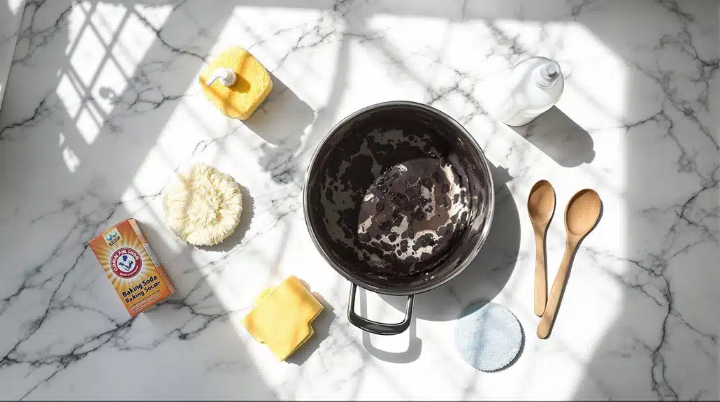 Einen angebrannten Topf reinigen, 7 einfache Schritte 1 einen angebrannten Topf reinigen