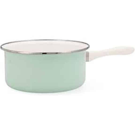Die 15 besten emaillierten Kochtöpfe, die das tägliche Kochen zum Vergnügen machen 12 Quid Cocco 18 cm emaillierter Carbonstahl-Topf