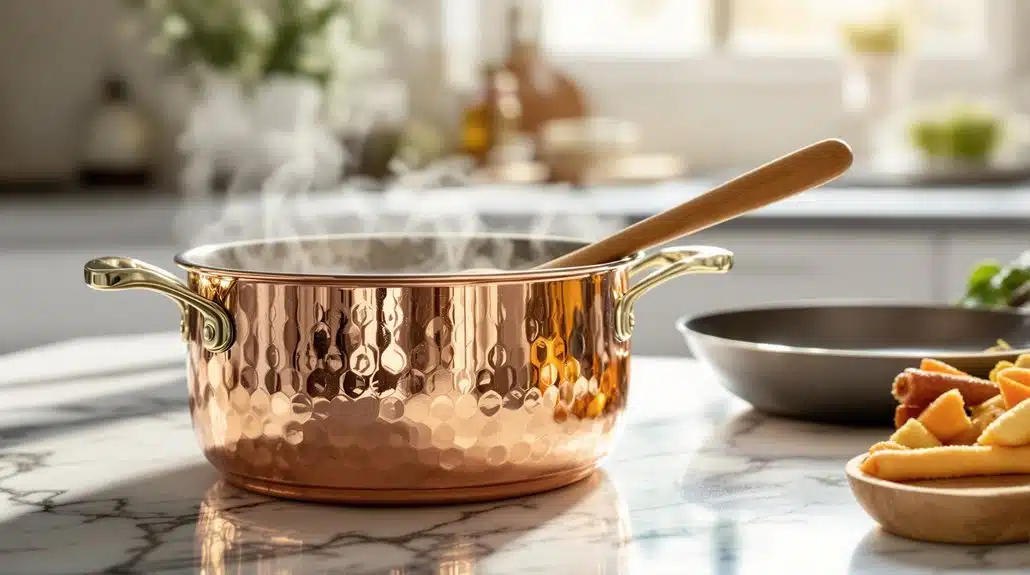 Kupfer-Kochtopf, wann er sinnvoll ist und wann nicht 1 Kupferkochgeschirr Vor- und Nachteile