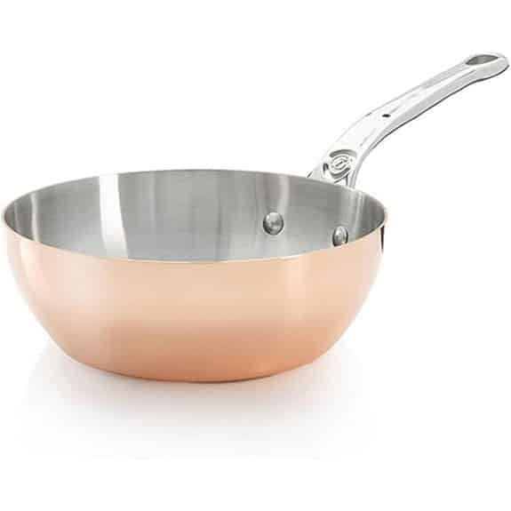 De Buyer 6236.2 Prima Matera Sauteuse mit magnetischem Boden, Durchmesser 20 cm