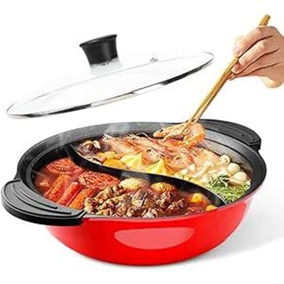 Doppelseitiger Induktions-Hotpot Shabu Shabu (4,3 l)