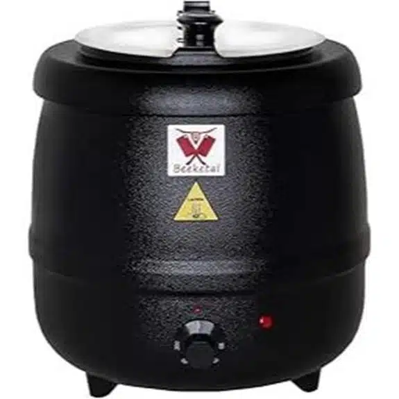 Die 10 besten Suppentöpfe, die das Abendessen unter der Woche zu einem Genuss machen 3 Beeketal SB600 9L Elektrischer Suppenwärmer (400 W)