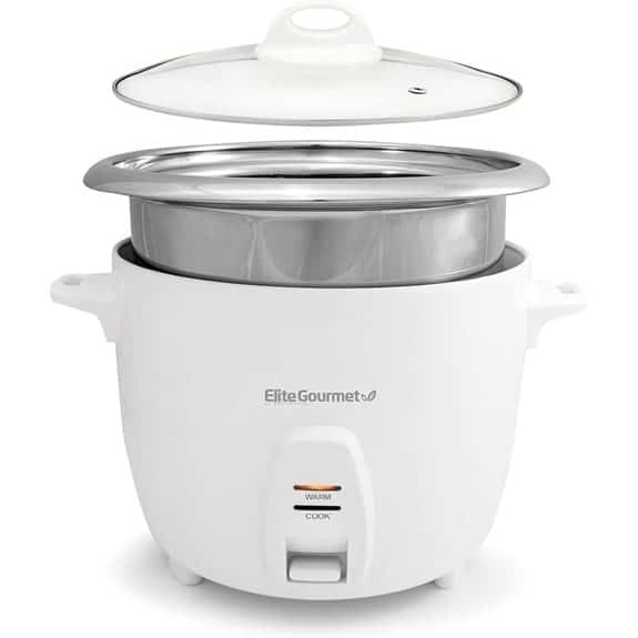 Die 10 besten Reiskocher-Töpfe, mit denen Reis jedes Mal perfekt gelingt 5 Elite Gourmet ERC-202