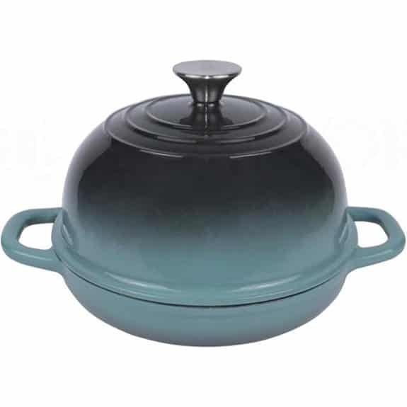 Die 10 besten Dutch Oven Töpfe, die jedes Essen zu einem Genuss machen 3 Emaillierter Gusseisen-Bräter für Brot (5 Liter)