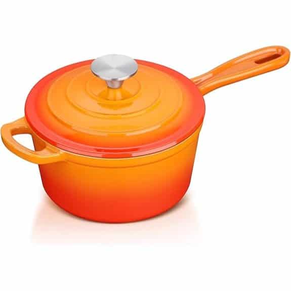 Die 10 besten Dutch Oven Töpfe, die jedes Essen zu einem Genuss machen 2 Leonyo Emaillierter Gusseisen-Topf mit Deckel