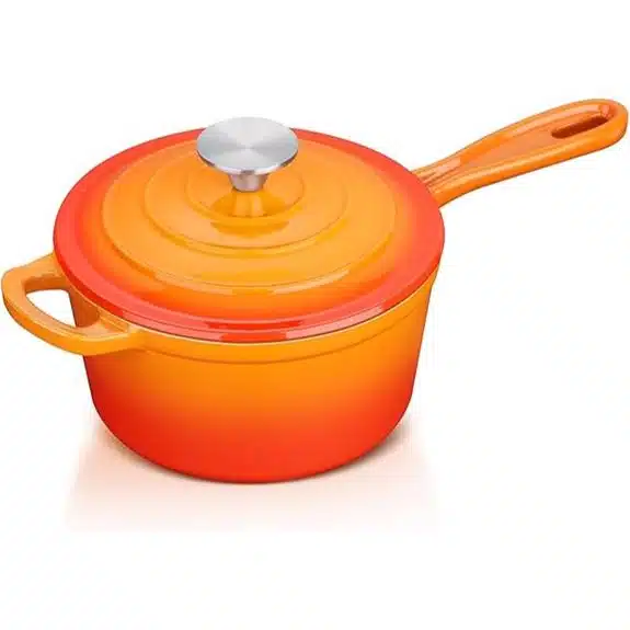 Die 10 besten Dutch Oven Töpfe, die jedes Essen zu einem Genuss machen 2 Leonyo Emaillierter Gusseisen-Topf mit Deckel