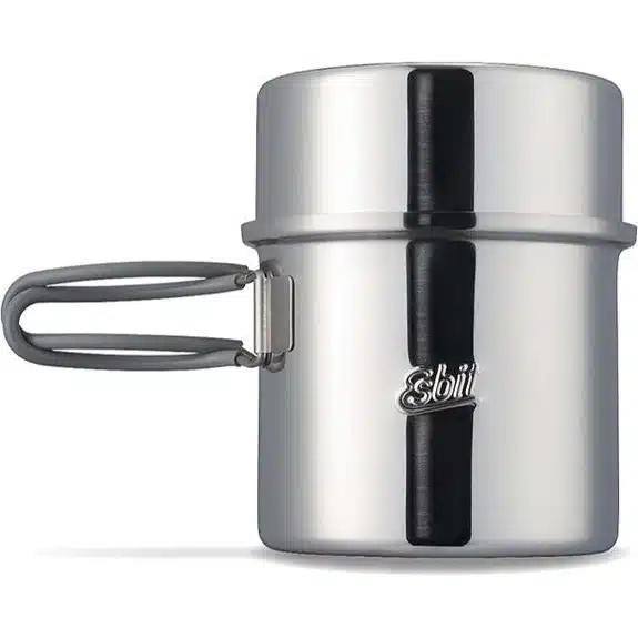 15 Best Campingtöpfe, die dein Outdoor-Kocherlebnis verbessern 4 Esbit Camping-Kochgeschirrset - 1000 ml + 475 ml