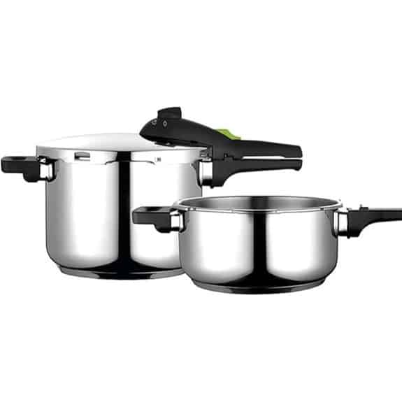 Die 15 besten Schnellkochtopf-Sets, die jedes Abendessen beschleunigen 2 Fagor Rapid Xpress Schnellkochtopf 6+4 l (78513)