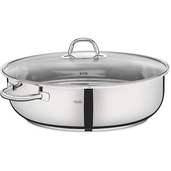 Die 5 besten Bräter, die das Abendessen unter der Woche zu einem kulinarischen Erfolg machen 5 Fissler FL03370138000 Cocotte Oval Edelstahl 38 cm