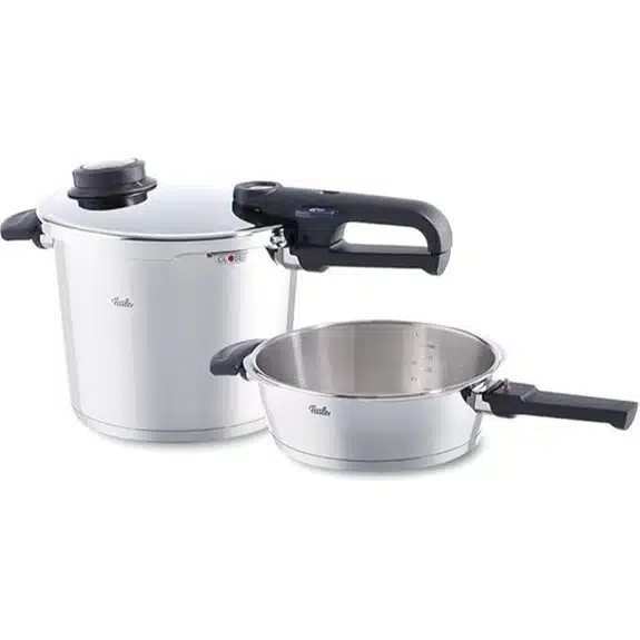 Die 15 besten Schnellkochtopf-Sets, die jedes Abendessen beschleunigen 12 Fissler Vitavit Premium Schnellkochtopf-Set (2-teilig)