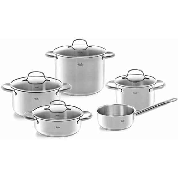 Fissler San Francisco 5-teiliges Edelstahl-Topfset