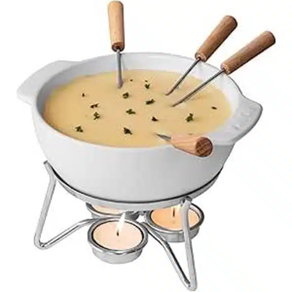 15 Best Fonduetöpfe für Gesellige Abende mit Geschmack 14 Boska Käsefondue-Set Party / Backofen / Mikrowelle / Teelicht / Keramik