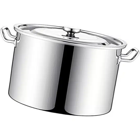 Die 10 besten Kochtöpfe mit 30 Litern Fassungsvermögen, die in keiner professionellen Küche fehlen sollten 11 Generischer 30-Liter-Edelstahl-Suppentopf mit Deckel