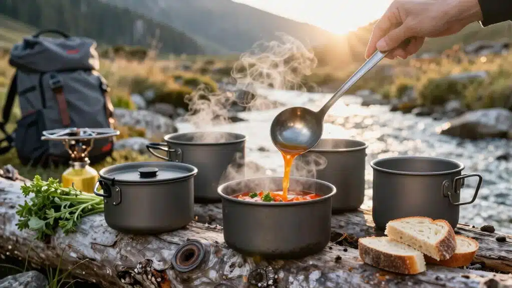 Die 5 besten Wandertöpfe, die Wandergerichte überraschend gourmettauglich machen 1 Gourmet-Camping-Kochtöpfe