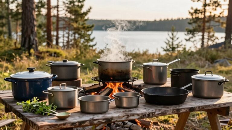 Die 15 besten Outdoor-Kochtöpfe, die Campingmahlzeiten in Gourmet-Festessen verwandeln 2 Gourmet-Camping-Kochgeschirr-Grundausstattung