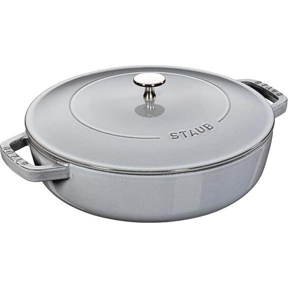 Staub 28 cm Graphitgraue Gusseisen-Bratpfanne