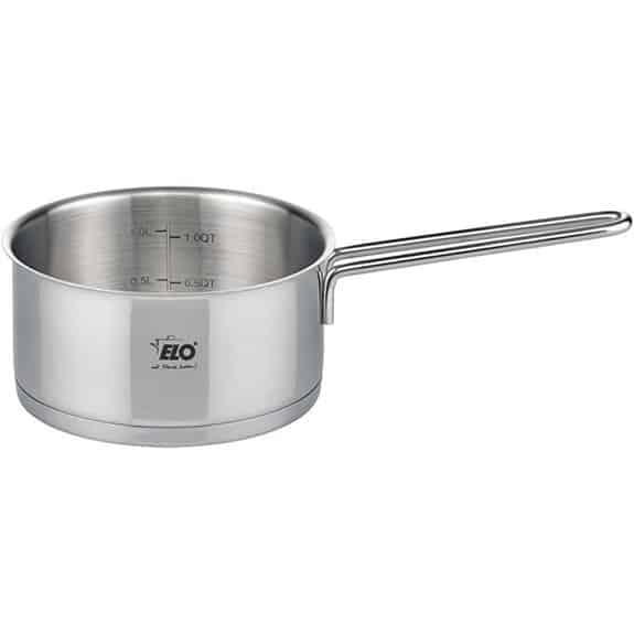Die 5 besten Stieltöpfe, die das tägliche Kochen mühelos machen 3 ELO Edelstahl-Kochtopf 16 cm, 1,3 l (grau)