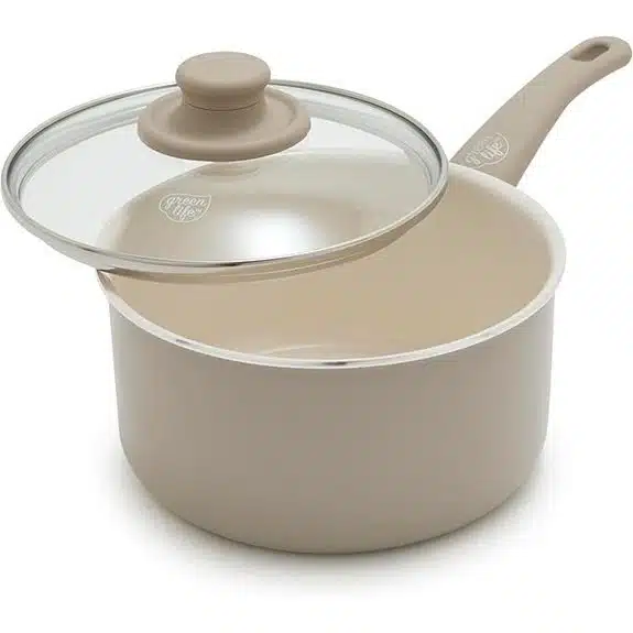 Die 7 besten ofenfesten Kochtöpfe, die das Kochen und Braten erleichtern 7 GreenLife 2-Quart-Keramiktopf mit Deckel