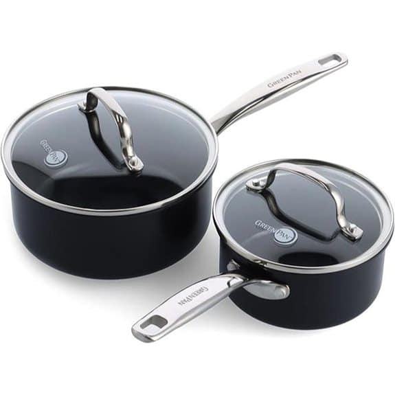 GreenPan Prime Chatham 1QT & 2QT Topfset