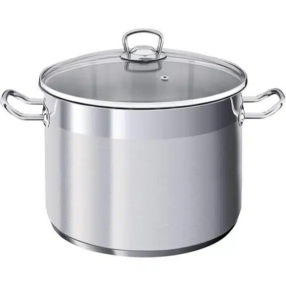 Die 10 besten Kochtöpfe mit 20 Litern Fassungsvermögen, mit denen das Kochen großer Mengen zum Kinderspiel wird 5 SSW Berlin Vitalo 32 cm Induktions-Kochtopf 20 l