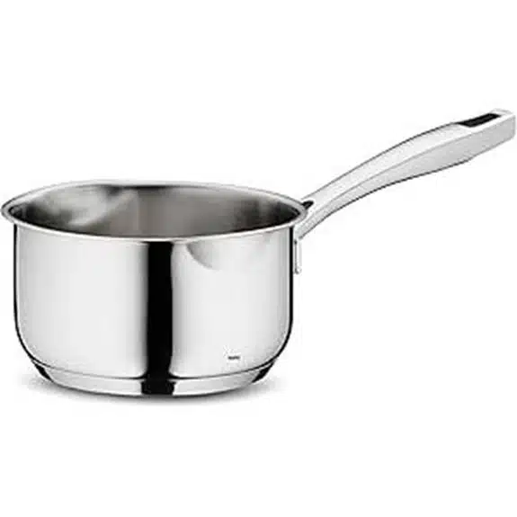 15 Best Kochtöpfe mit Ausgießern, die das Abgießen zum Kinderspiel machen 8 Kela Flavaria 12 cm Induktions-Milchkännchen 0,6 l