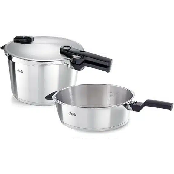 Die 15 besten Schnellkochtopf-Sets, die jedes Abendessen beschleunigen 9 Fissler Vitaquick Schnellkochtopf-Set 2-teilig Induktion