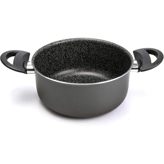 Die 15 besten Kochtöpfe aus Aluminium, die das Kochen schneller und einfacher machen 13 Alluflon Tradition Italy Aluminium-Pfanne schwarz 22 cm