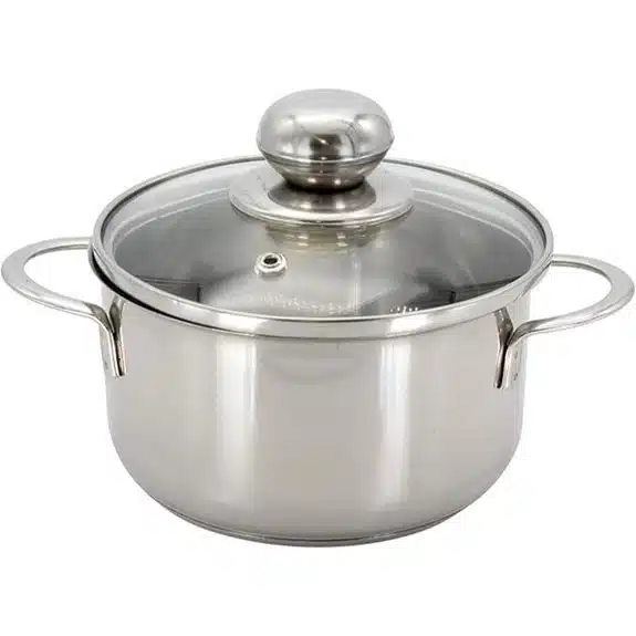 7 Best Kochtöpfe mit Packmaß klein, die Campingköche lieben 2 Karl Kruger Saturn Serie 12 cm Edelstahl-Fleischtopf