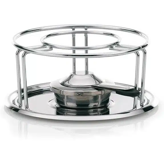 15 Best Fonduetöpfe für Gesellige Abende mit Geschmack 3 Kela 60127 Rechaud mit Sicherheitsbrenner 23,5 x 23,5 x 10,5 cm