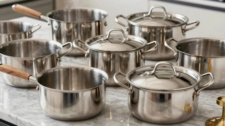 Luxus-Kochgeschirr aus Edelstahl
