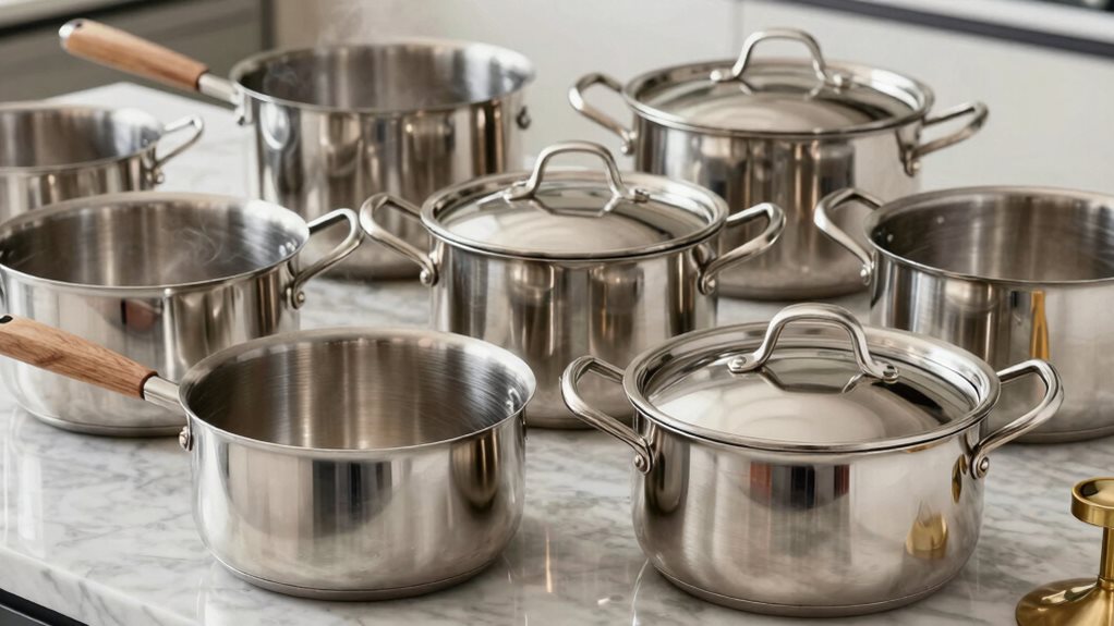 Die 10 besten Edelstahltöpfe, die das Kochen zu einem luxuriösen Erlebnis machen 1 Luxus-Kochgeschirr aus Edelstahl