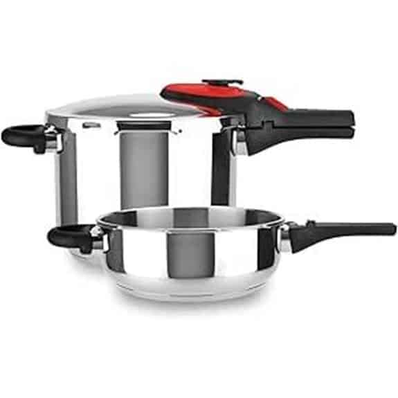 Die 15 besten Schnellkochtopf-Sets, die jedes Abendessen beschleunigen 8 Magefesa Activa2 Schnellkochtopf-Set 3 l + 6 l