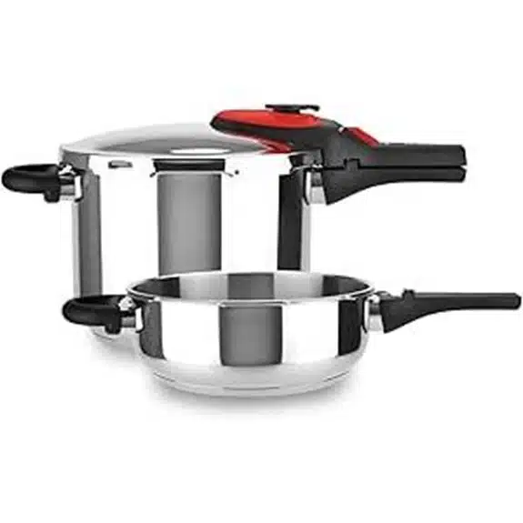 Die 15 besten Schnellkochtopf-Sets, die jedes Abendessen beschleunigen 8 Magefesa Activa2 Schnellkochtopf-Set 3 l + 6 l