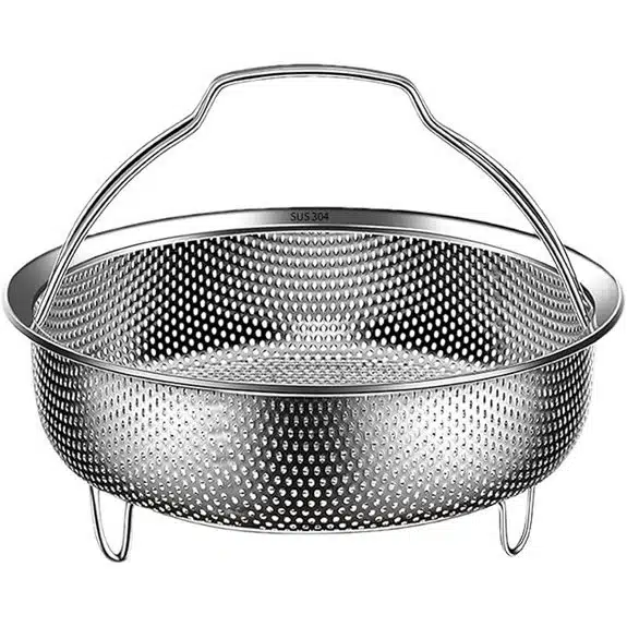 5 Best Dämpfeinsätze für Kochtöpfe, die Dampfkochen Zum Kinderspiel Machen 6 Metall Dämpfeinsatz mit Griff für Töpfe