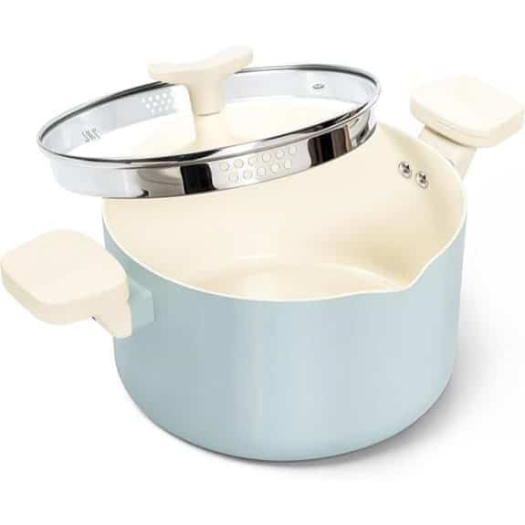 MICHELANGELO 6-Quart-Nudeltopf mit Siebdeckel