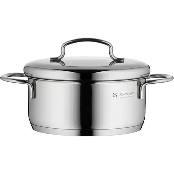 7 Best Kochtöpfe mit Packmaß klein, die Campingköche lieben 4 WMF 714766040 Schmortopf Mini 14 cm mit Deckel