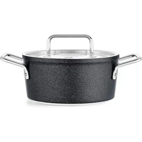 Die 15 besten Kochtöpfe aus Aluminium, die das Kochen schneller und einfacher machen 3 Fissler Adamant 18 cm Antihaft-Aluminium-Kochtopf