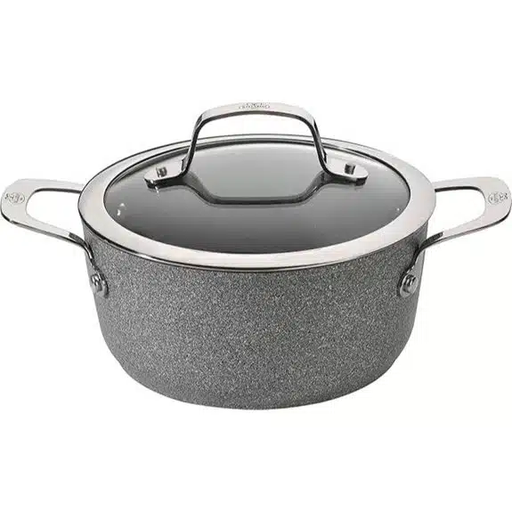 Die 15 besten Kochtöpfe aus Aluminium, die das Kochen schneller und einfacher machen 6 Ballarini Salina 24 cm Antihaft-Aluminium-Topf