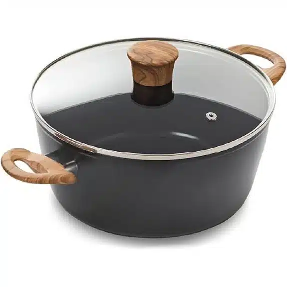 15 Best Kochtöpfe keramikbeschichtet That Make Cooking a Breeze 14 Blackmoor 24 cm Antihaft-Keramik-Topf mit Glasdeckel